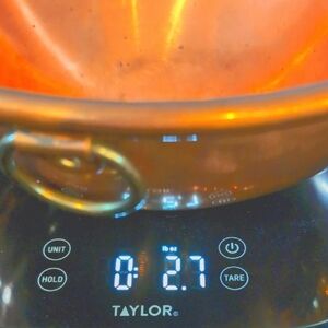 Vintage 10.5" Copper Round Bottom French Mixing Bowl